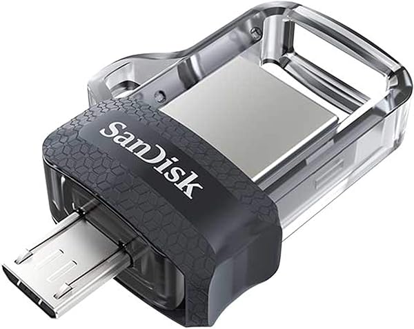 Leitor de Cartões e Pen Dual SanDisk Ultra Dual Drive Luxe 256GB (USB-C + USB-A Corpo 100% Metálico)
