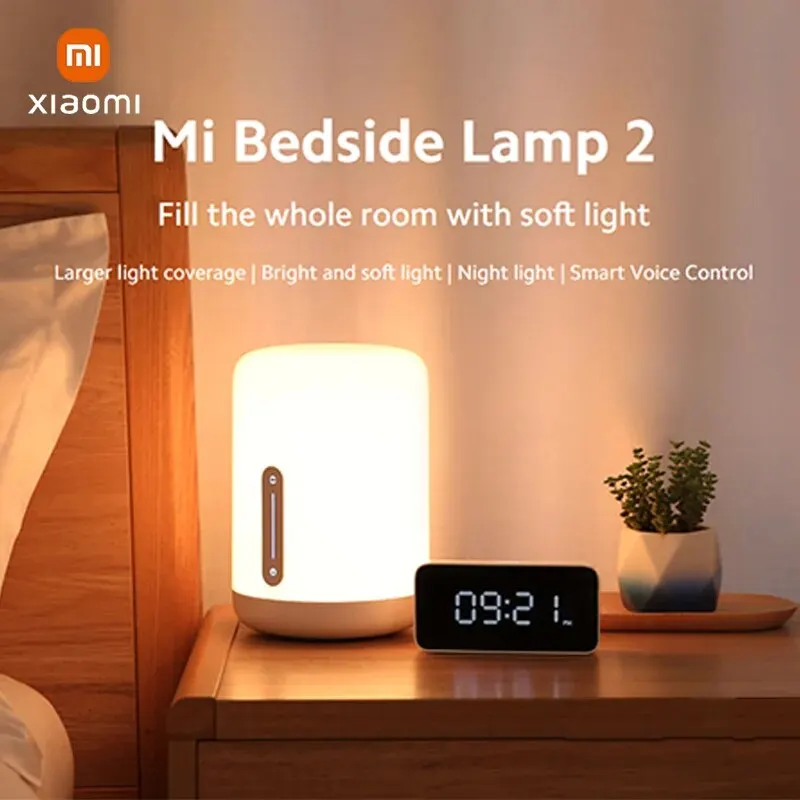 Candeeiro Inteligente de Cabeceira Xiaomi Mi Bedside Lamp 2 / Govee Aura (Controlo Tátil + 16M Cores)