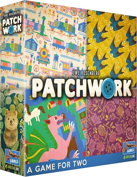 Jogo de Tabuleiro Patchwork (O Melhor Jogo de Puzzle Tático para 2 Jogadores — Uwe Rosenberg)