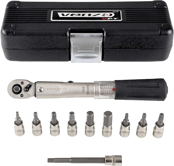 Chave Dinamométrica de Precisão para Bicicleta e Mecânica Topeak / Proxxon MicroClick (2–24 Nm em Mala)