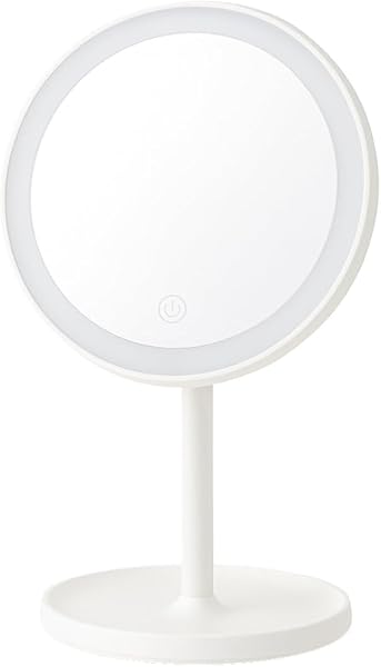 Espelho Cosmético de Bancada Simplehuman Style em Aço Escovado com Luz Tru-Lux CRI 95